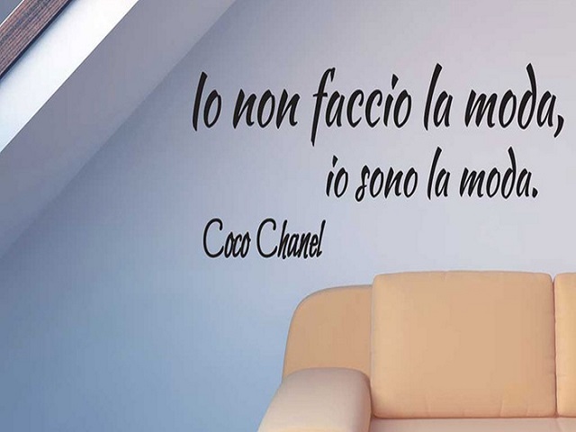 Io non faccio la moda, io sono la moda. (Coco Chanel)
