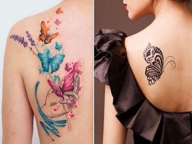 tatuaggi farfalle