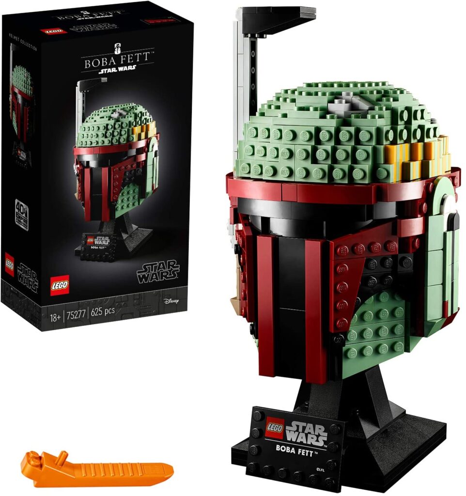 Il set del casco di Boba Fett