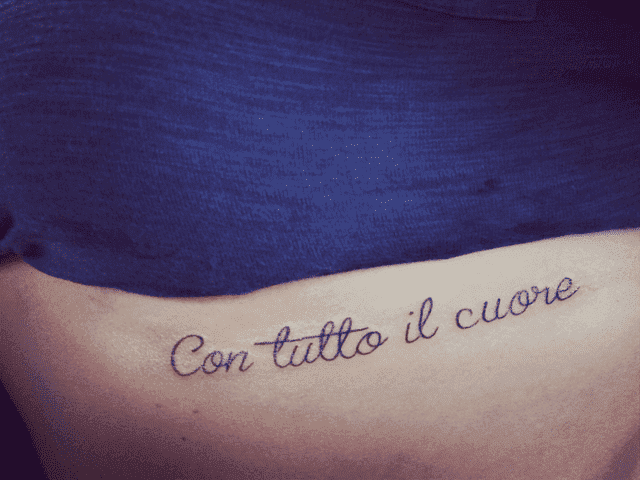 Con tutto il cuore.