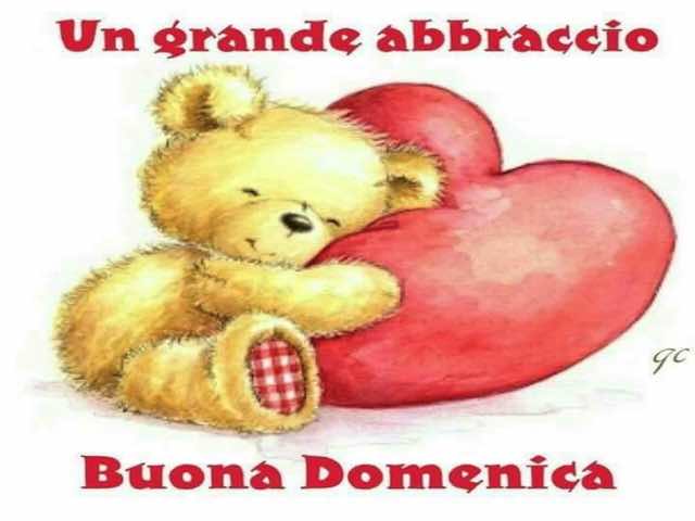 Un grande abbraccio! Buona domenica