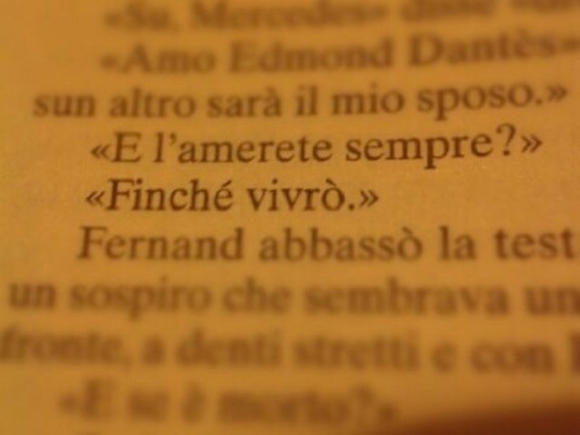E l'amerete sempre?Finché vivrò