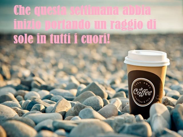 Che questa settimana abbia inizio portando un raggio di sole in tutti i cuori!