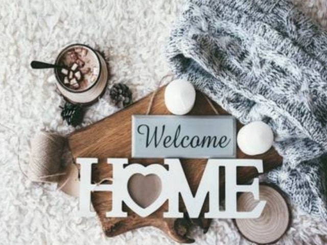 Welcome home.(Benvenuto a casa.)