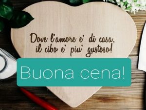 Dove l'amore è di casa, il cibo è più gustoso!Buona cena!