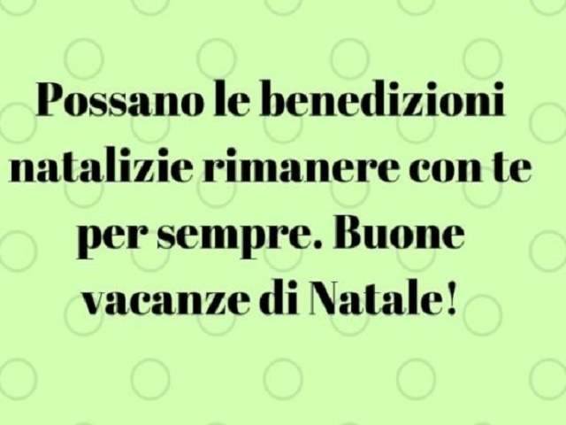 Possano le benedizioni natalizie rimanere con te per sempre. Buone vacanze di natale!