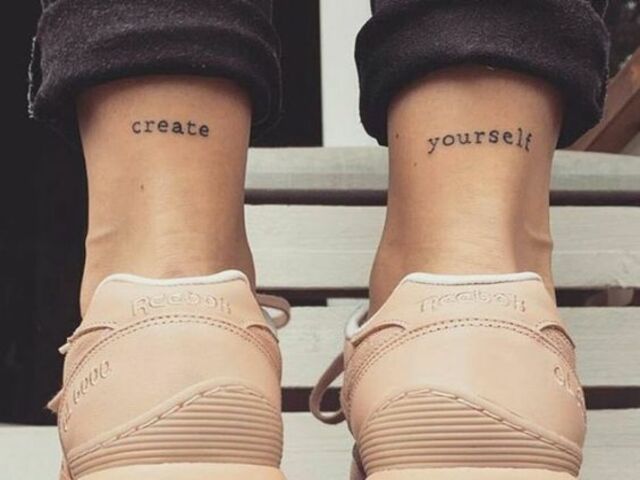 Create yourself. (Crea te stessa).