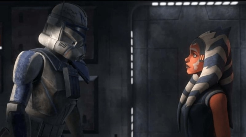 Ahsoka e Rex nell'ultima puntata.Fonte: readysteadycut