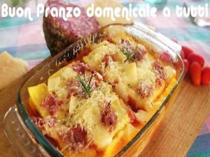 Buon pranzo domenicale a tutti!