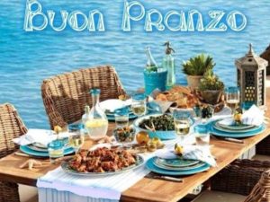 Buon pranzo.