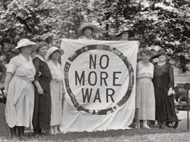 No more war.(Niente più guerra.)