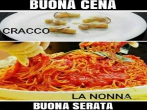 Cracco VS La nonna.Buona cena e buona serata!
