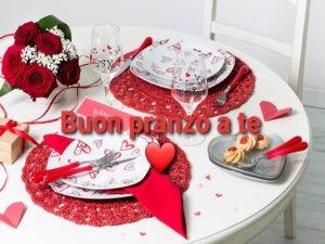 Buon pranzo a te.