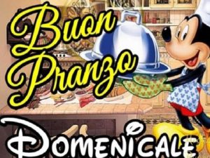Buon pranzo domenicale.