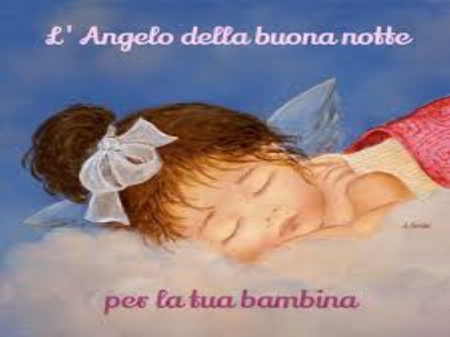 L'angelo della buona notte per la tua bambina.
