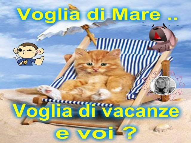 Voglia di mare...voglia di vacanze, e voi?