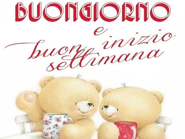 Buongiorno e buon inizio settimana.