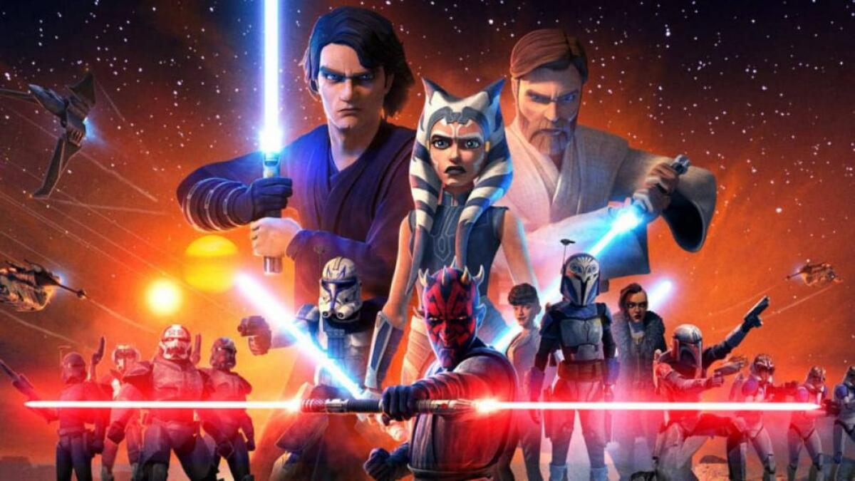 The Clone Wars: Dave Filoni aveva scritto un finale diverso, ecco quale - Locandina dell'ultima stagione di The Clone Wars