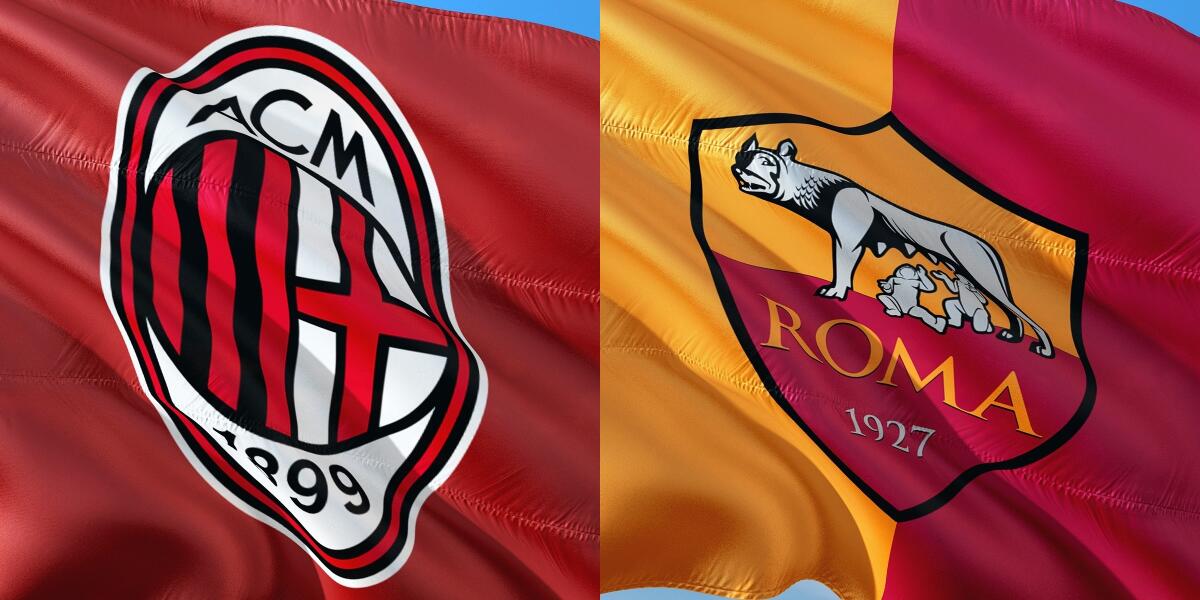 Serie A, le formazioni ufficiali di Milan-Roma - Crediti immagine in evidenza (entrambe le foto): foto di jorono da Pixabay