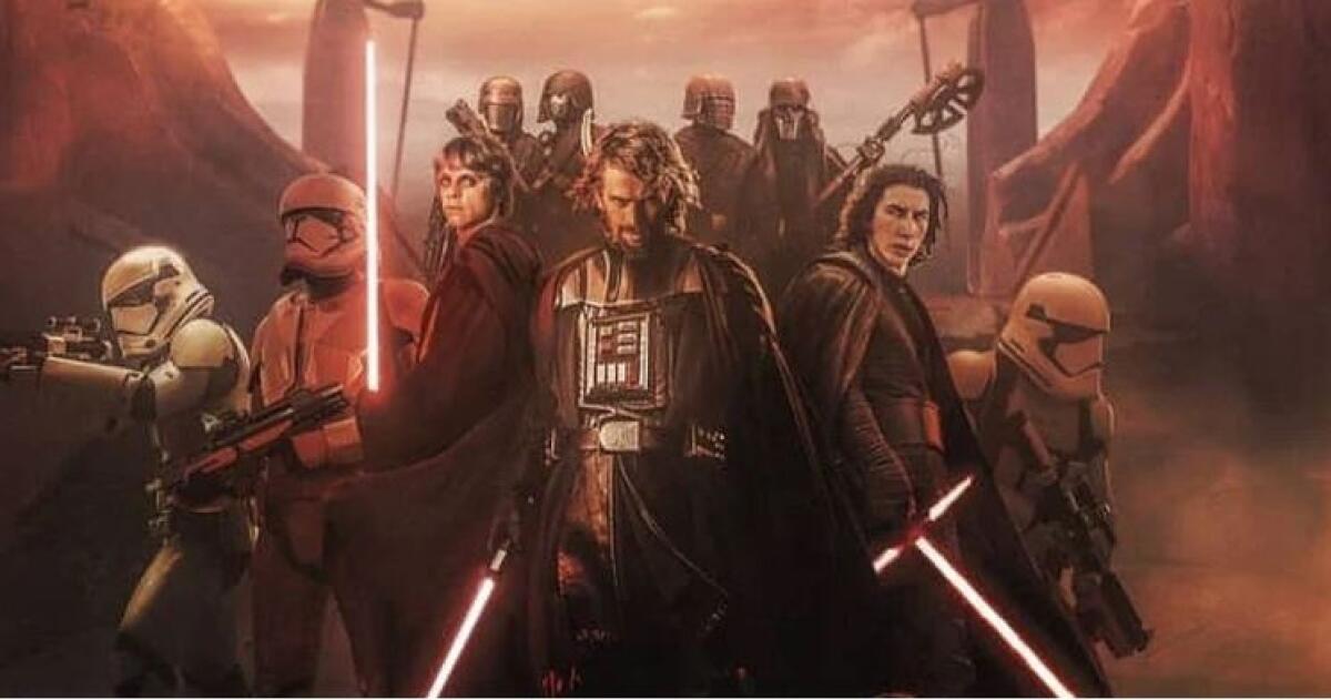 Ecco cosa sarebbe successo se Anakin avesse ucciso Obi-Wan (secondo un fan) - Scorcio del poster fanmade di "Rise of the Sith"