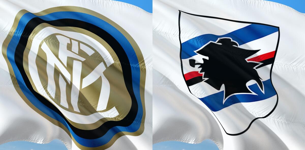 Serie A, le formazioni ufficiali di Inter-Sampdoria - Crediti immagine in evidenza (entrambe le foto): foto di jorono da Pixabay 