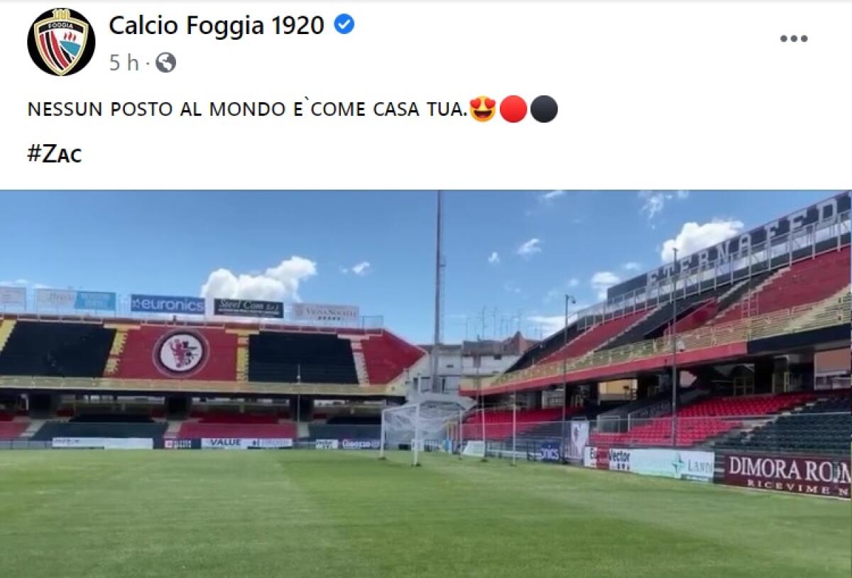 Il Foggia celebra lo Zaccheria: "Nessun posto è come casa tua" - Il video dello Zaccheria del Calcio Foggia 1920