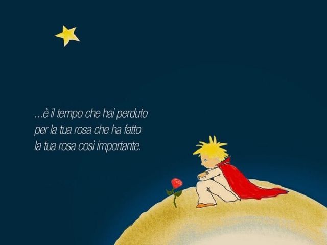 È il tempo che hai perduto per la tua rosa che ha reso la tua rosa così importante.