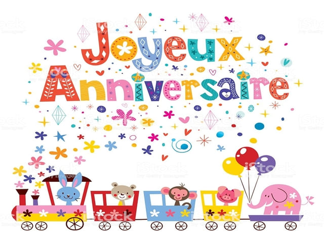 Joyeux anniversaire. (Buon compleanno)