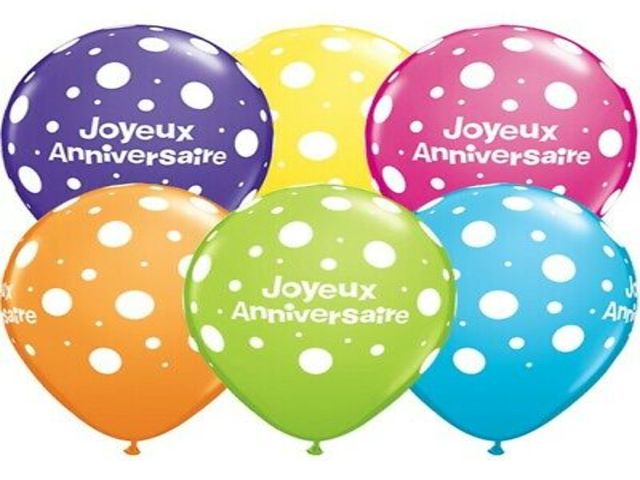 Joyeux anniversaire. (Buon compleanno)