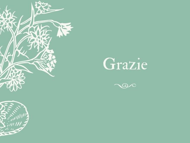 Grazie!