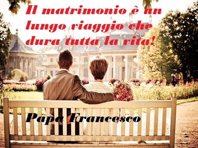 Il matrimonio è un lungo viaggio che dura tutta la vita!