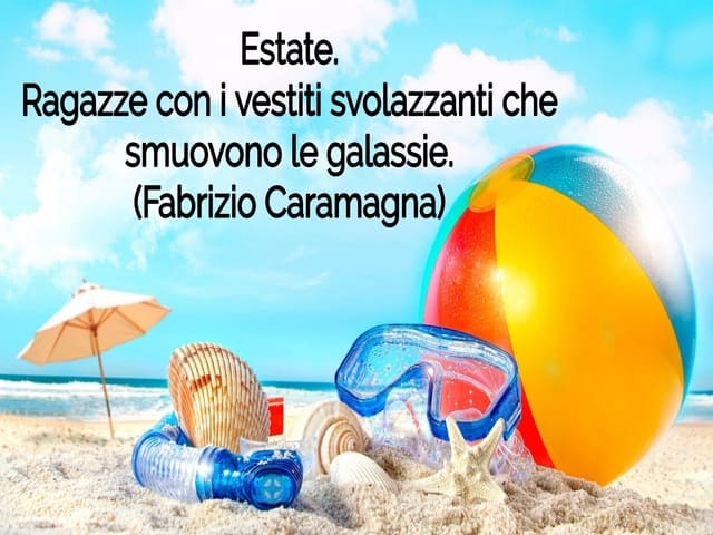 Estate.Ragazze con i vestiti svolazzanti che smuovono le galassie.(Fabrizio Caramagna)