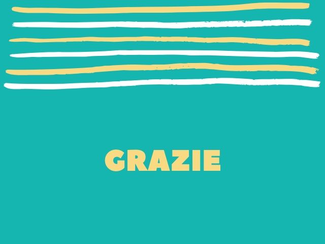 Grazie!