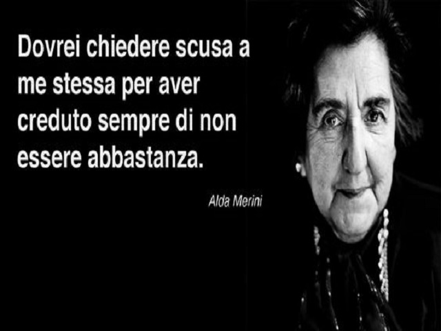 Dovrei chiedere scusa a me stessa per aver creduto sempre di non essere abbastanza.