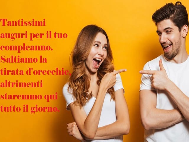 Tantissimi auguri per il tuo compleanno. Saltiamo la tirata di orecchie, altrimenti staremmo qui tutto il giorno.