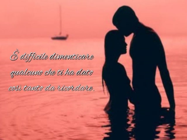 È difficile dimenticare qualcuno che ti ha dato così tanto da ricordare.