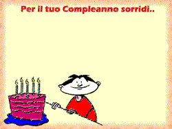 Per il tuo compleanno sorridi... fa bene alle rughe!Buon compleanno.
