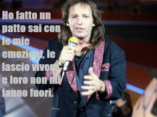 Ho fatto un patto sai con le mie emozioni, le lascio vivere e loro non mi fanno fuori.(da "Manifesto futurista della nuova umanità")