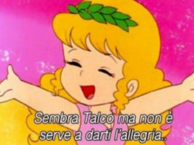 Sembra Talco ma non è, serve a darti l'allegria!