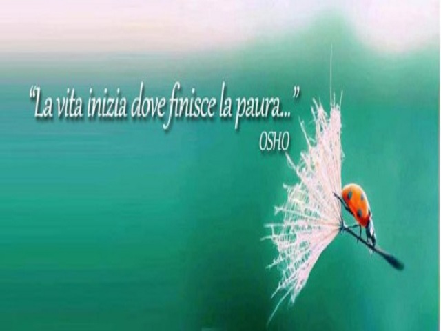 La vita inizia dove finisce la paura.
