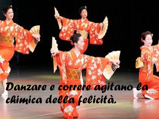 Danzare e correre agitano la chimica della felicità.