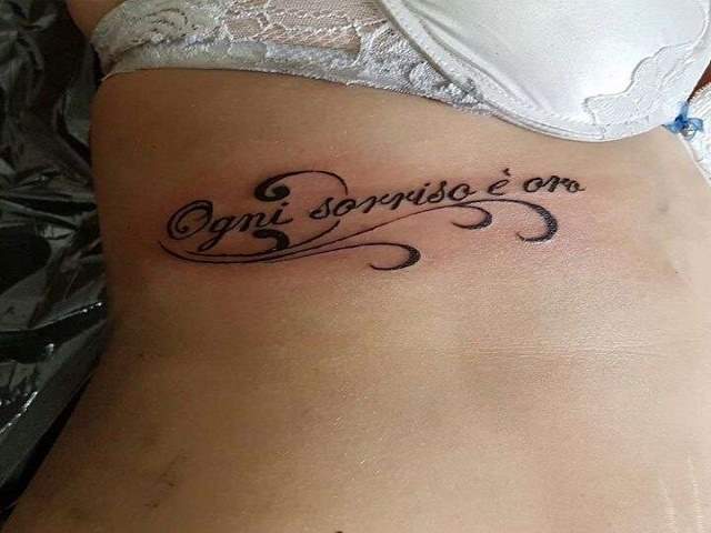Ogni sorriso è oro.