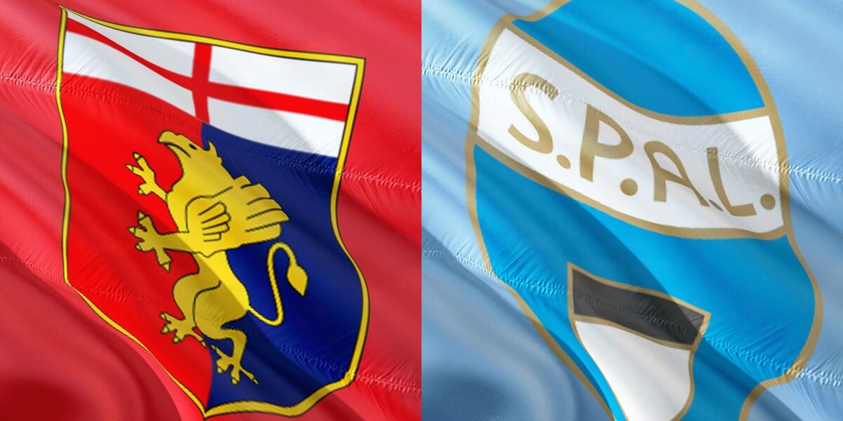 Serie A, le formazioni ufficiali di Genoa-SPAL - Immagine in evidenza (crediti di entrambe le foto): foto di jorono da Pixabay