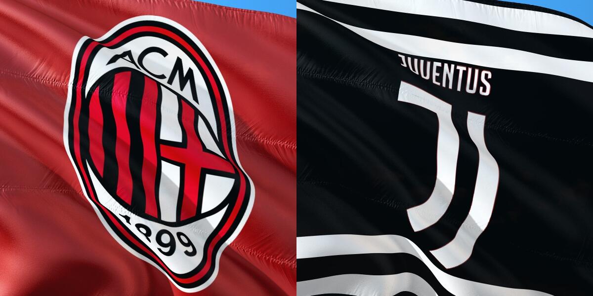 Serie A, le formazioni ufficiali di Milan-Juventus - Immagine in evidenza (crediti di entrambe le foto): foto di jorono da Pixabay