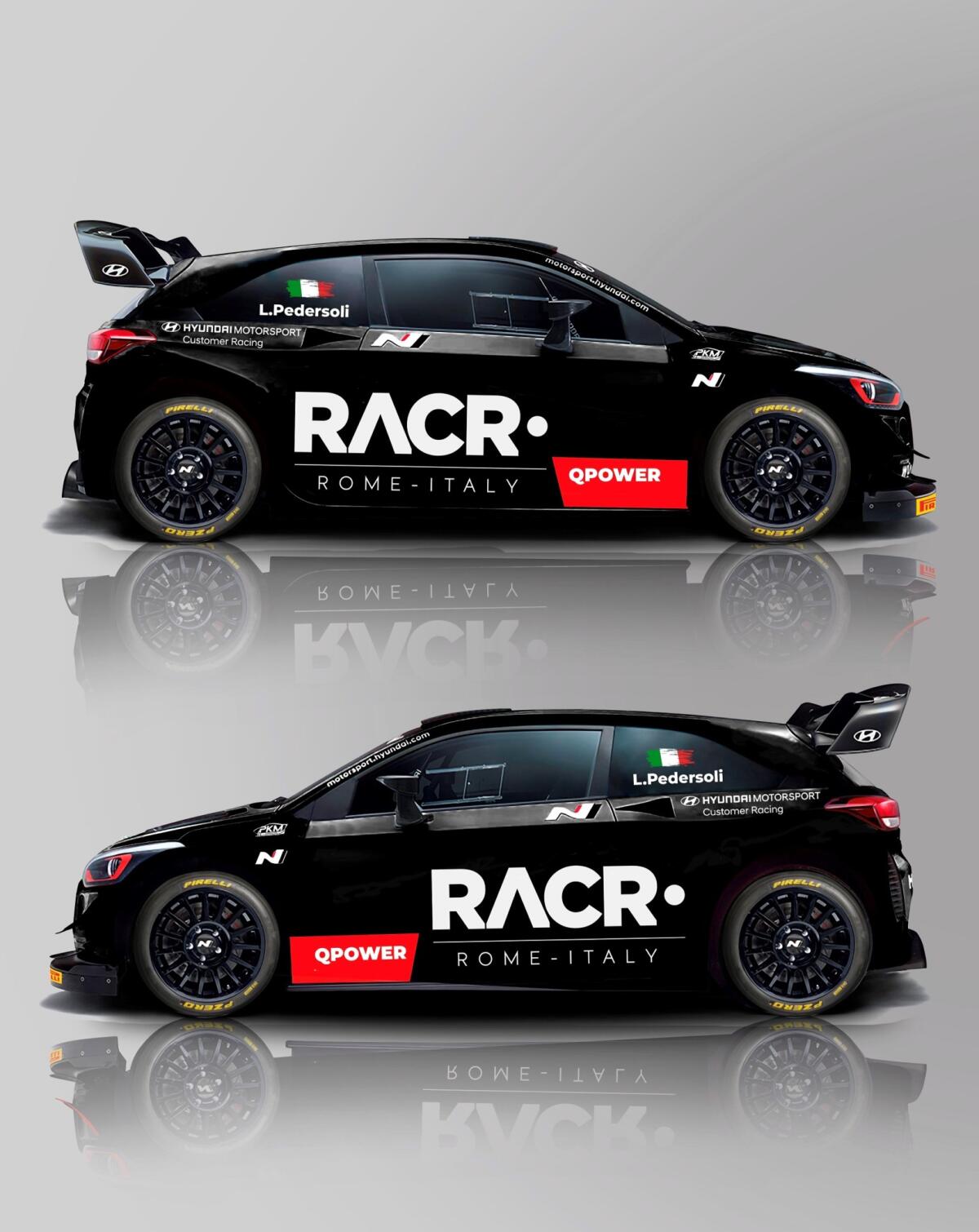 Pedersoli al Rally Alba in total black - 