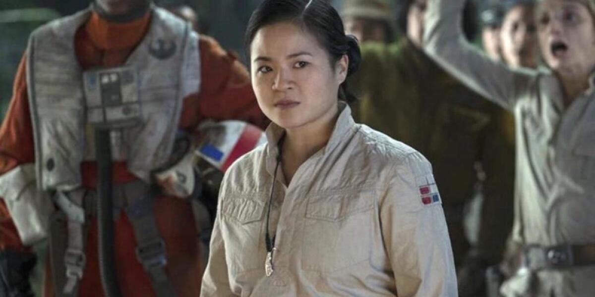 Rose Tico, curiosità e riflessioni su un personaggio controverso - Rose Tico, il personaggio di Kelly Marie Tran, in una scena di Episodio IX.