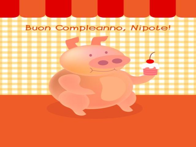 Buon compleanno nipote!