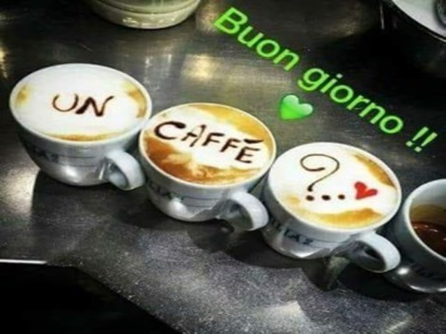 Buongiorno...un caffè?
