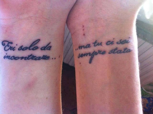 Eri solo da incontrare... ma tu ci sei sempre stata.(da Ci sei sempre stata)