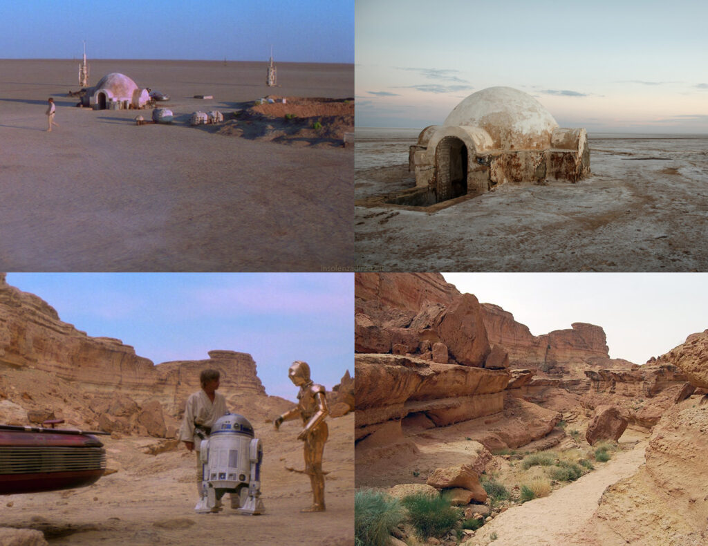 Le scene ambientate su Taatooine vennero girate in Tunisia
